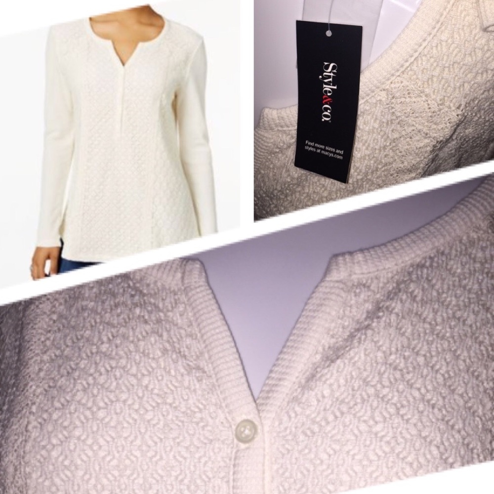 NWT Size XL CREAM TOP